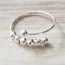Load image into Gallery viewer, Fidget Adjustable Sterling Silver Ring