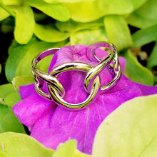 Load image into Gallery viewer, Circular Adjustable Sterling Silver Ring