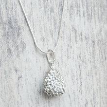 Load image into Gallery viewer, Silver Teardrop Necklace