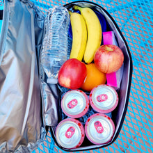 Load image into Gallery viewer, Large Capacity Mesh Picnic and Beach Bag with Insulated Cooler