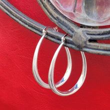 Load image into Gallery viewer, Sterling Silver Hoop Earrings