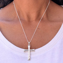 Load image into Gallery viewer, Sterling Silver Cross Necklace
