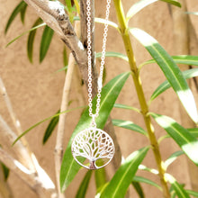 Load image into Gallery viewer, Tree Sterling Silver Necklace
